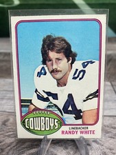1976 Topps#158 Randy White RC Rookie Card Dallas Cowboys HOF