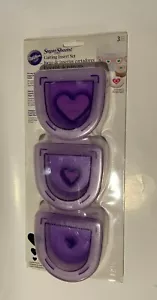 Wilton Sugar Sheets Layered Hearts Cutting Insert Set (3 Pieces) New - Picture 1 of 2