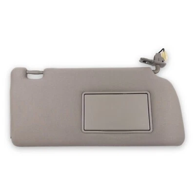2005-2012 Nissan Pathfinder Passenger Right Side Sun Visor Gray Cloth Lighted - Image 1 of 4