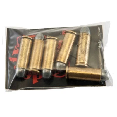 BA62 BALLE PISTOLET 45 USA 1880 DORE LOT DE 6 PCS