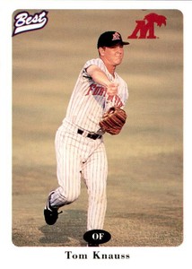 1996 Fort Myers Miracle Best #25 Tom Knauss Chicago Illinois IL Baseball Card