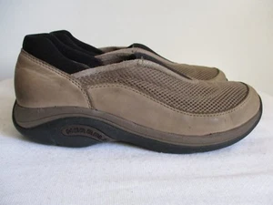 Merrell Jungle Equinox Tan Mesh Leather Loafers Slip On Womens Size 8.5 - Picture 1 of 8