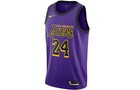 Breathable NBA Lakers City Edition Kobe 24 18-19 Swingman Jersey - AV4270-505