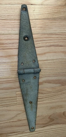 ANTIQUE CAST IRON 20.5" BARN DOOR STRAP HINGE LONG Cover