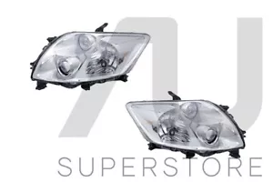 Pair LH+RH Head Light Lamp Non HID For Toyota Corolla ZRE152 Hatch 2007~2009 - Picture 1 of 6
