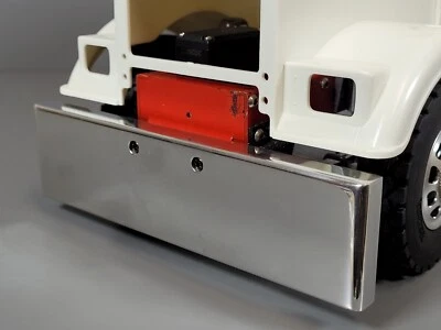 Tamiya Aluminum Front Lower Curve Style Bumper 1/14 GlobeLiner King Grand Hauler - Image 1 of 4