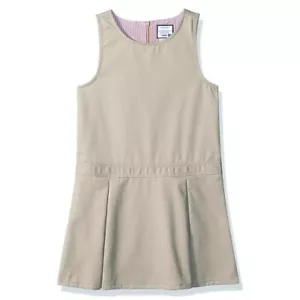 GYMBOREE Girls Sleeveless Knee Length Play Proof School Uniform Dress Size 7 - Picture 1 of 4