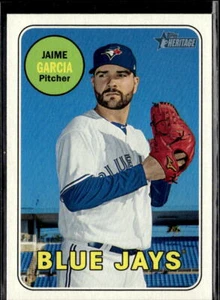 2018 Topps Heritage Jaime Garcia Toronto Blue Jays #513  3 Card Lot - Picture 1 of 2
