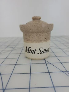 Brailsford Studio Pottery Stoneware MINT SAUCE Jar +Lid John Hermansen England - Picture 1 of 8