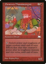 Dwarven Thaumaturgist Weatherlight card#98 Lightly Played