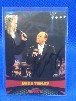 Autógrafo Mike Tenay 2009 TriStar TNA Impact #28 Foto 1 de 2