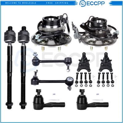 Eslabón de extremo de varilla de amarre de dirección de rótula delantera de 10 piezas para GMC Canyon 2006 07-2008 Foto 1 de 4