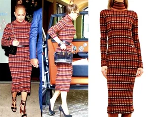 5K New Chanel 2018 Jlo Black Red Stripe Maxi Dress 34 36 38 2 4 6 Receipt S M - Picture 1 of 24
