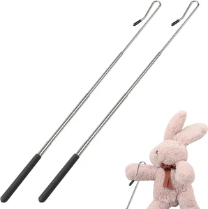 2 Pack 21In Adjustable Metal Puppet Rods W/ Extendable Control Rod Handles for S - Picture 1 of 12