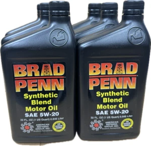 Brad Penn 5w20 Synthetic Blend API SN GF-5 009-7142 6x1qt (Clearance) - Picture 1 of 2
