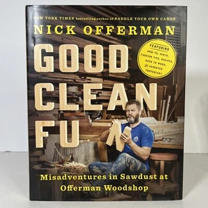 Signed 1st Edition Nick Offerman Good Clean Fun Hardcover Woodshop Parks & Rec - Picture 1 of 21