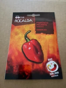 HORTALIZAS PIMIENTO PICANTE SEMILLAS HABANERO RED - Imagen 1 de 3