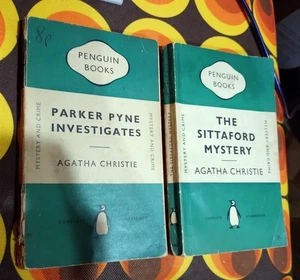 Parker Pyne Investigates & Sittaford Mystery Agatha Christie Vintage Penguin PBs - Picture 1 of 1