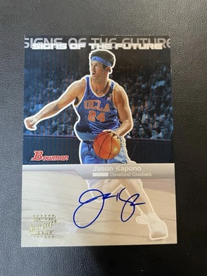 2003-04 Bowman Rookies & Stars - Signs of the Future Jason Kapono UCLA (AU, RC) Foto 1 de 2