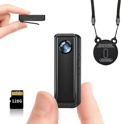 HJBDGS Mini Body Camera 128GB 4K 30FPS Sports Camera