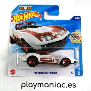 Hot Wheels '69 Corvette Racer Celebration Racers Mainline 2025 Mattel - Imagen 1 de 1