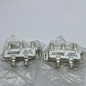 TWO Extreme Broadband BDS104H 4 Way Digital Coax Cable Splitter 5-1000MHz NEW - Picture 1 of 6