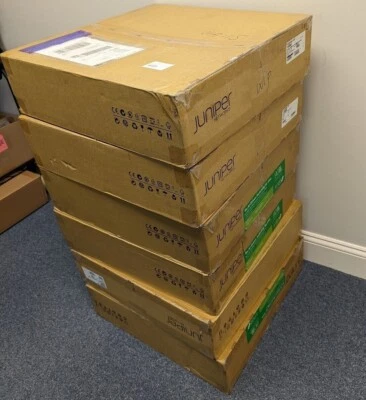 NEW!! Juniper EX3400-48P 48x 1GbE PoE+4x 10GE SFP+ Switch 1x 920W PSU, 2x Fans. - Image 1 of 2