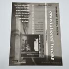 "Robert Earl Keen Gravitational Forces 2001 publicité imprimée promotionnelle SEULEMENT 8,25"x10,5"