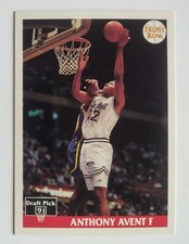 ANTHONY AVENT 1991 Front Row Basketball Italian/English #9 Seton Hall Pirates