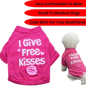 Various Pet Puppy Small Dog Cat Pet Clothes Dress Vest T Shirt Apparel Clothes - Picture 1 of 9