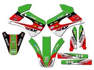 2001-2013 w/ UFO FENDERS KX 100 RICOCHET Green Senge Graphics Kit Compatible - Bild 1 von 10