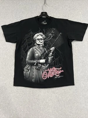 Camiseta Mafioso Para Hombre Talla XXL Negra Abuela Telaraña Nueva Sin Etiquetas Foto 1 de 4