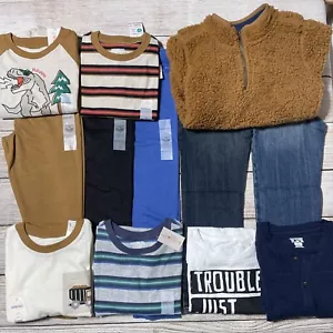Toddler Boy Lot Of Clothes Size 5T. NWT! 12 Pieces For Fall/Winter. - Picture 1 of 21