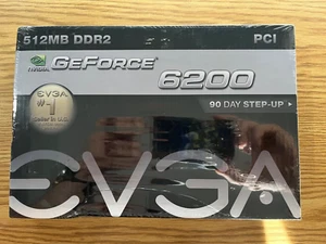 NVidia GeForce 6200 512mb DDR2 PCI New Sealed - Picture 1 of 2