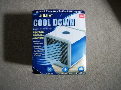 Mini Tragbare Persönliche Klimaanlage Einheit Verdunstungsluftkühler Mini Luftreiniger/Luftbefeuchter - Bild 1 von 2