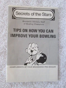 Brunswick Tips On How You Can Improve Your Bowling Fold Out Manual, 1972 - Picture 1 of 4
