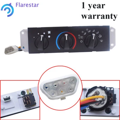 For 1999-2004 Jeep Wrangler TJ AC A/C & Heater Control with Blower Motor Switch - Image 1 of 4