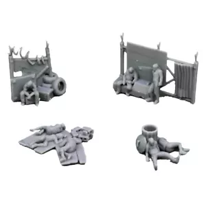 Outland modellino auto diorama set personaggi senzatetto scala 1:64 S - Foto 1 di 2