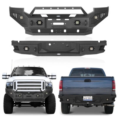 Full Width Front Bumper or Rear Bumper w/Light Fit 2005 2006 2007 Ford F250 F350 Foto 1 de 4