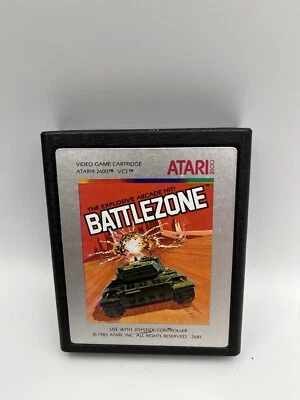 Battlezone (Atari 2600, 1983) Authentic Cartridge Only Cleaned Tested - Image 1 of 4