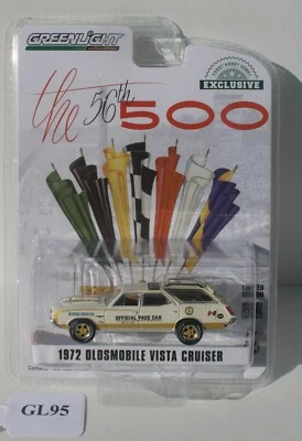 Greenlight 1:64 Indy 56th 500 1972 Oldsmobile Vista Cruiser FNQHotwheels GL95 - image 1 of 4