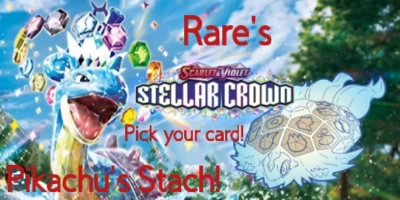 **35% OFF**  STELLAR CROWN Pokemon RARE Holo PICK YOUR CARDS!   READ DESCRIPTION - Image 1 of 4