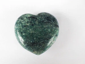 Schmuck-Stck Stein Herz MINERALIEN Handschmeichler Apatit blau ungebohrt - Picture 1 of 7
