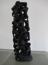 Makonde Figur,  Ebenholz? Afrika, Lebensbaum, 27 cm