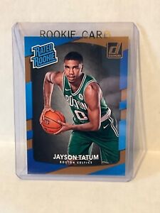 Jayson Tatum 2017-18 Panini Donruss Rated Rookie #198 Celtics