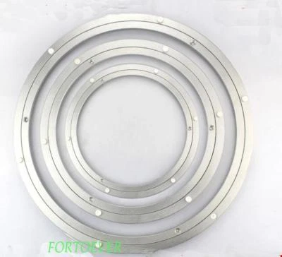 Tocadiscos con rodamiento Lazy Susan redondo de aluminio herrajes para el hogar de 390 mm de 1 pieza  Foto 1 de 4