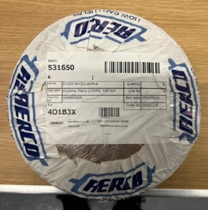 67250 WH321 ALPHA WIRE, Wire, MPPE, White, 2.5 mm?, 164 ft, 50 m - Picture 1 of 3