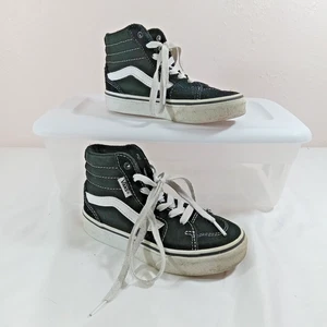 Vans Unisex Kids Youth Old Skool Hightops Black White US 11 UK 10.5 EUR 27.5 - Picture 1 of 11