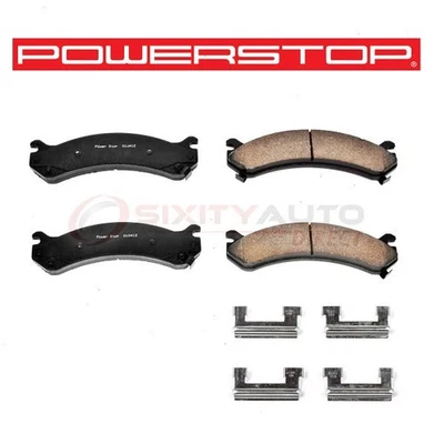 PowerStop Front Disc Brake Pad & Hardware Kit for 2000-2005 Cadillac DeVille re - Imagem 1 de 4