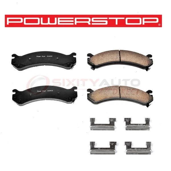 PowerStop Front Disc Brake Pad & Hardware Kit for 2000-2005 Cadillac DeVille re — 第 1/4 张图片